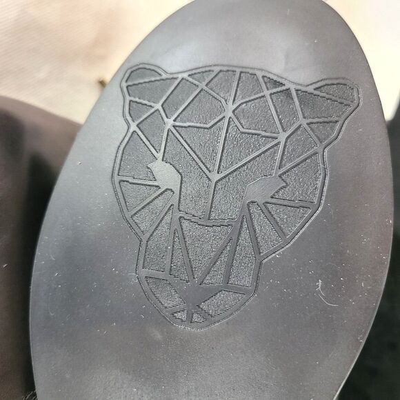 New MARC CAIN Women's (8.5) Black Leather Side Lace Up and Zip Ankle Bootie $420 - Picture 8 of 12